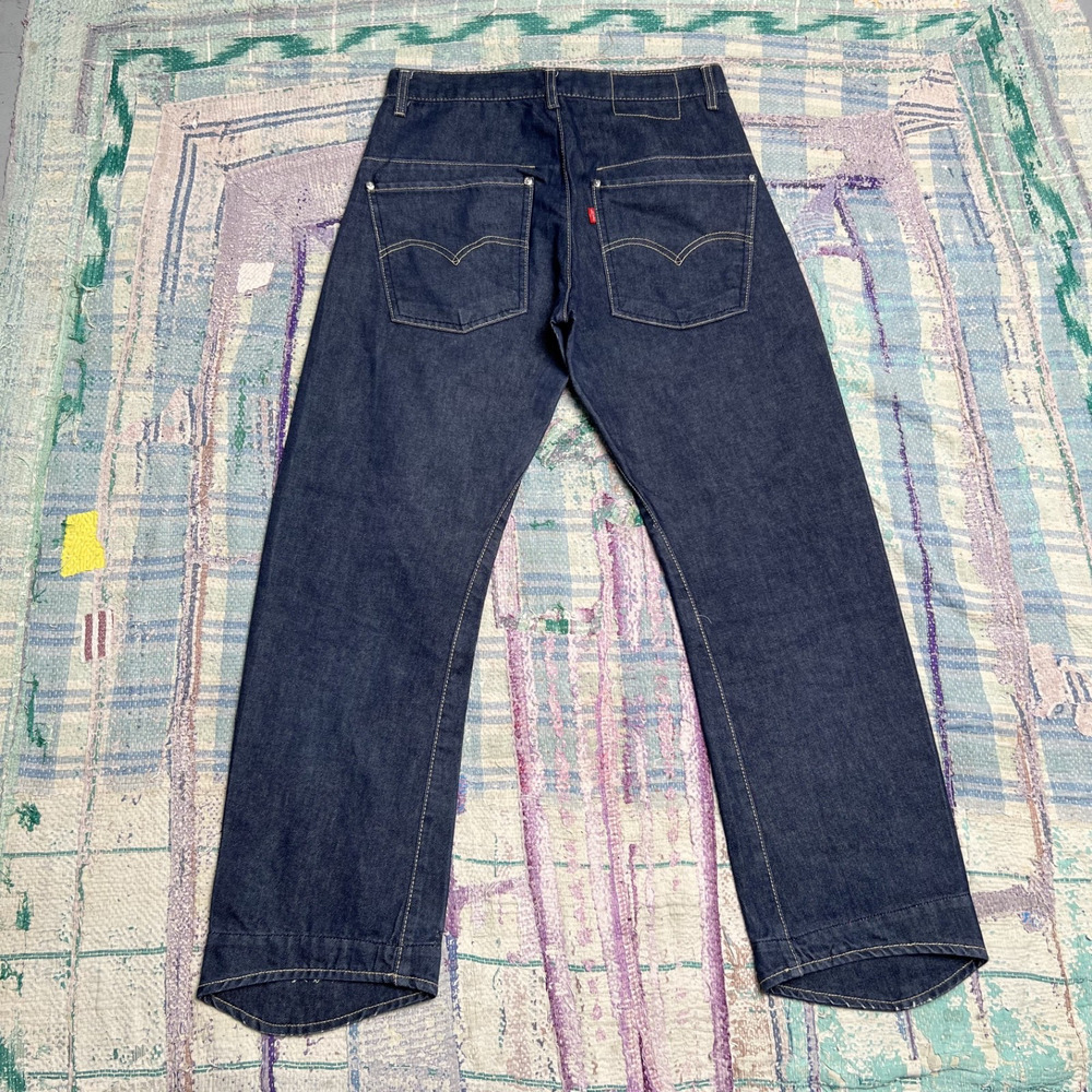 Vintage Levis Engineered Jeans Mens Twisted Button Fly Fits 30x28
